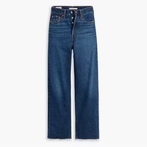 LEVIS PREMIUM DENIM RIBCAGE ANKLE STRAIGHT JEANS